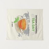 Tenture Journée internationale du thé (Devant (Horizontal))