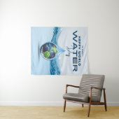 Tenture Journée mondiale de l'eau (En situation (horizontale))