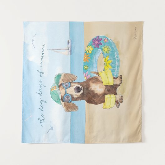 Tenture Jours de chiens d'été (Devant)