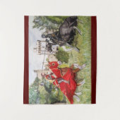 Tenture Joute médiévale (Devant)