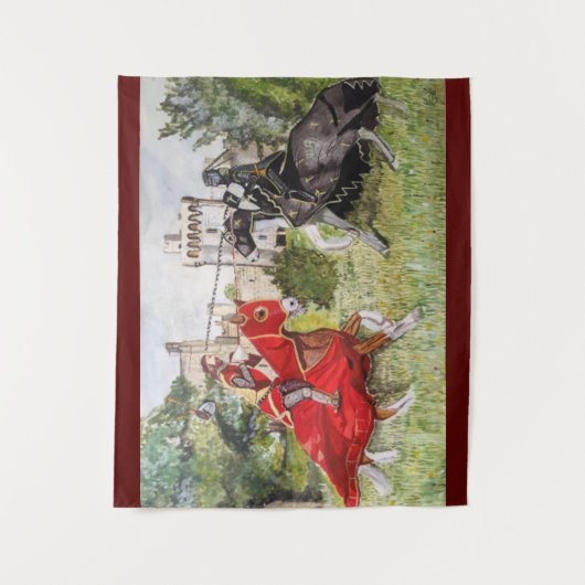 Tenture Joute médiévale (Devant)