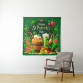 Tenture Joyeuse fête de la Saint-Patrick festive (En situation)