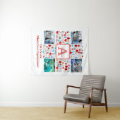 Tenture Joyeuse fête des infirmières 4 collage de photos m (En situation (horizontale))