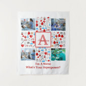 Tenture Joyeuse fête des infirmières 4 collage de photos m (Devant)