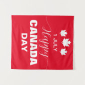 Tenture Joyeuse fête du Canada Contexte (Devant (Horizontal))