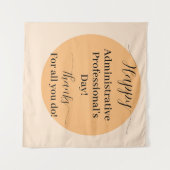 Tenture Joyeuse Journée des professionnels administratifs  (Devant (Horizontal))