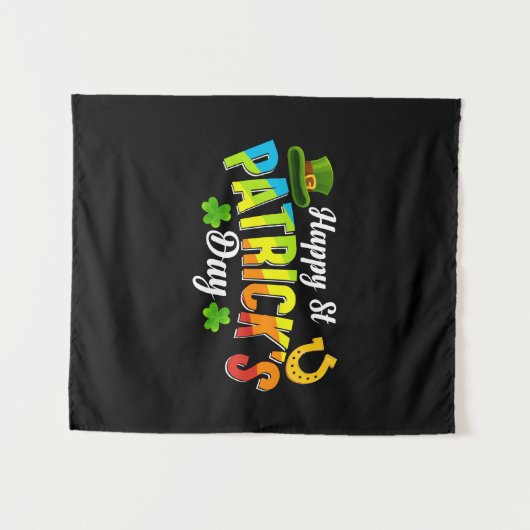 Tenture Joyeuse Saint Patrick Jour S (Devant (Horizontal))