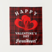Tenture Joyeuse Saint-Valentin chéri(e) (Devant)