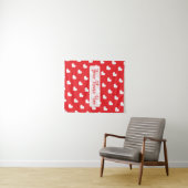 Tenture Joyeuse Saint-Valentin Moderne Motif d'Amour (En situation (horizontale))
