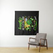 Tenture Joyeuse St Patrick et shamrock d'anniversaire (En situation (horizontale))