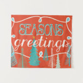 Tenture Joyeuses Fêtes (Devant (Horizontal))