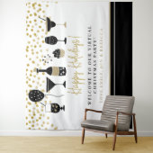 Tenture Joyeuses fêtes Noms d'Arrière - plans de fête virt (En situation)