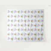 Tenture Joyeuses Pâques | Fond de répétition pour photos (Devant (Horizontal))