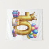 Tenture Joyeux 10ème Anniversaire (Devant (Horizontal))