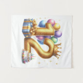 Tenture Joyeux 12e Anniversaire (Devant (Horizontal))
