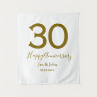 Joyeux 30e anniversaire nom date lettres dorées gr