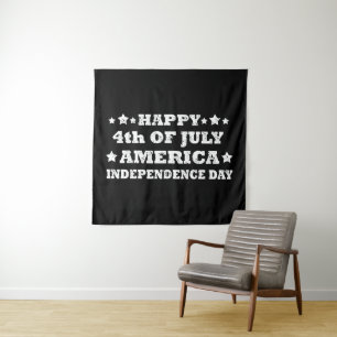 Tenture Joyeux 4 juillet Amérique