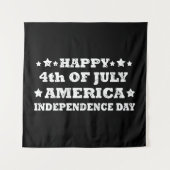 Tenture Joyeux 4 juillet Amérique (Devant)