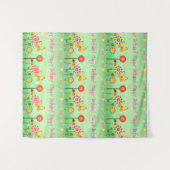 Tenture Joyeux Anniversaire (Devant (Horizontal))