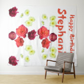 Tenture Joyeux Anniversaire fille stephanie femme dame (En situation (horizontale))