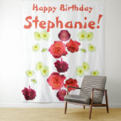 Tenture Joyeux Anniversaire fille stephanie femme dame (En situation)