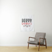 Tenture Joyeux cadeau Couple Saint-Valentin (En situation)