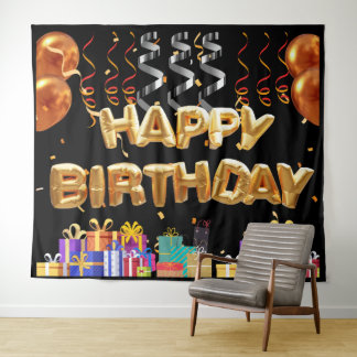 Tenture Joyeux cadre d'anniversaire