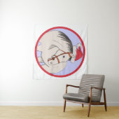 Tenture Joyeux Cheval de Noël (En situation (horizontale))