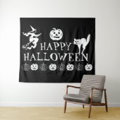 Tenture Joyeux décor éffrayant Halloween (En situation (horizontale))