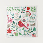 Tenture Joyeux Fêtes - Joyeux (Devant)