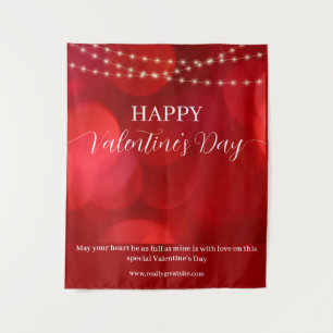 Tenture Joyeux fond de la Saint-Valentin