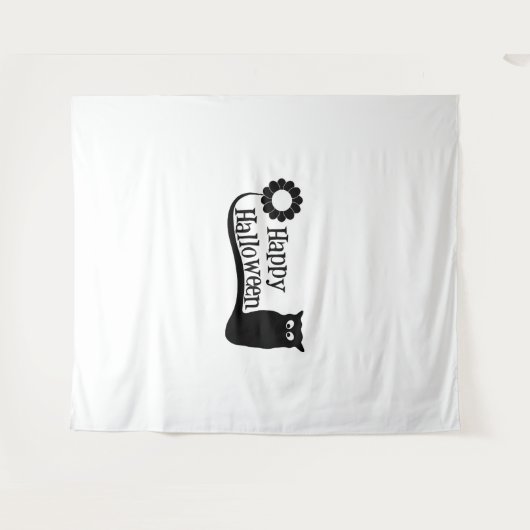 Tenture Joyeux Halloween (Devant (Horizontal))