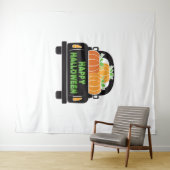 Tenture Joyeux Halloween jour 2021 custume (En situation (horizontale))