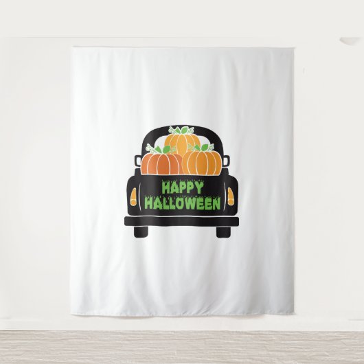 Tenture Joyeux Halloween jour 2021 custume (Devant)