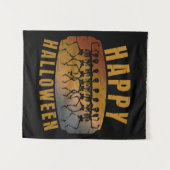 TENTURE JOYEUX HALLOWEEN SQUELETTE DANSEUR (Devant (Horizontal))
