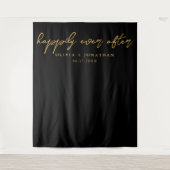 Tenture Joyeux Jour après l'élégante arrière-plan Mariage (Devant)