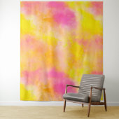 Tenture Joyeux lumineux Abstrait de dégradé de couleurs (En situation)