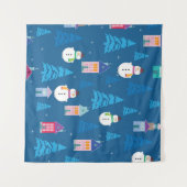Tenture Joyeux Motif de Noël (Devant (Horizontal))