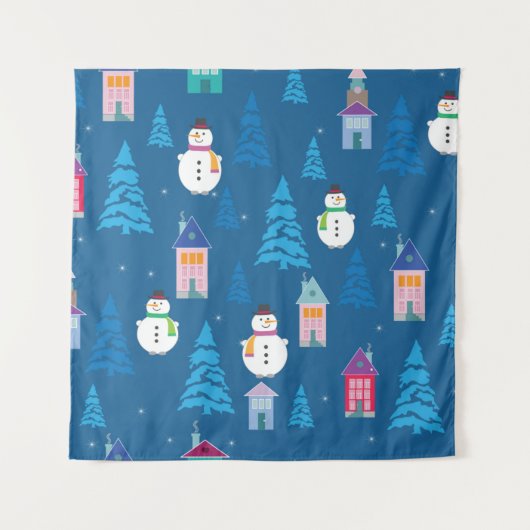Tenture Joyeux Motif de Noël (Devant)