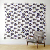 Tenture Joyeux Motif de Noël (En situation (horizontale))