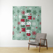 Tenture Joyeux Noël (En situation)