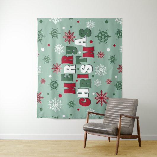 Tenture Joyeux Noël (En situation)