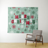 Tenture Joyeux Noël (En situation (horizontale))