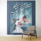 Tenture Joyeux Noël (En situation)