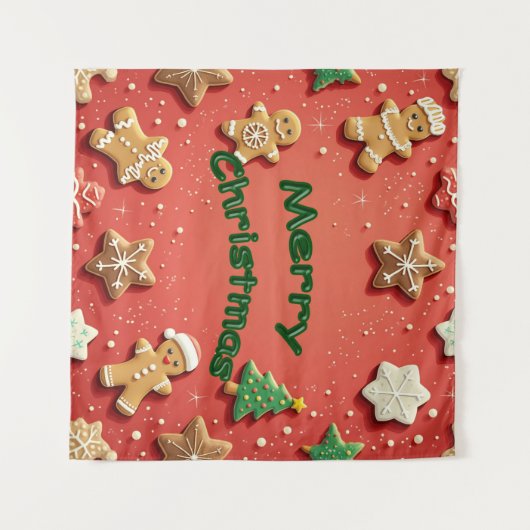 Tenture Joyeux Noël (Devant (Horizontal))