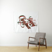 Tenture Joyeux Noël (En situation (horizontale))