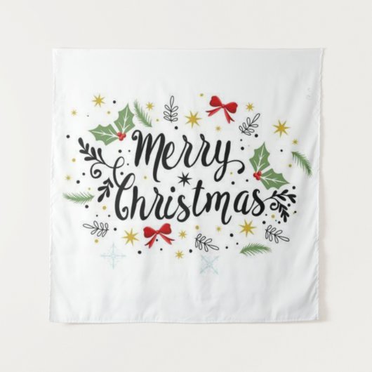 Tenture Joyeux Noël (Devant)