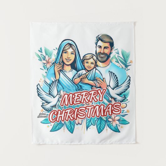 Tenture Joyeux Noël (Devant)