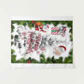 Tenture Joyeux Noël (Devant (Horizontal))