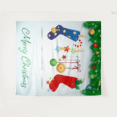 Tenture Joyeux Noël  (Devant (Horizontal))